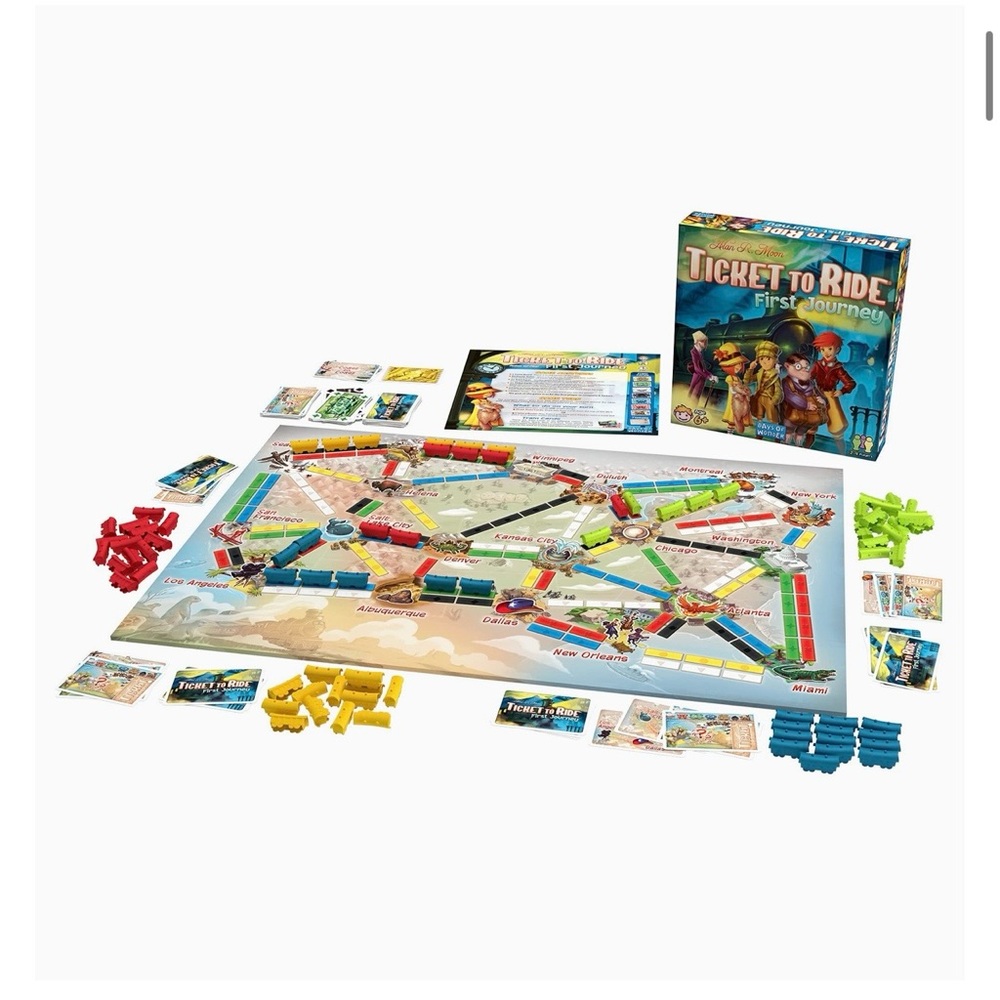 Ticket to Ride Jr. Edition (First Journey) Board Game New in box - Picture 3 of 10